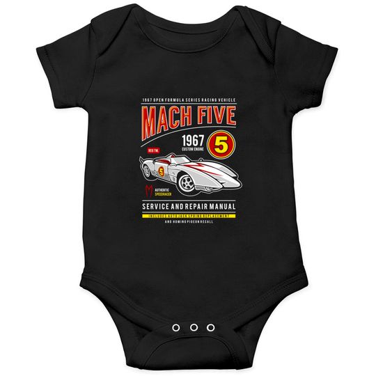 Discover Mach 5 - Speed Racer - Onesie