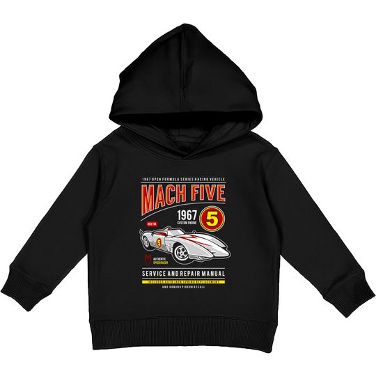 Discover Mach 5 - Speed Racer - Kids Pullover Hoodies