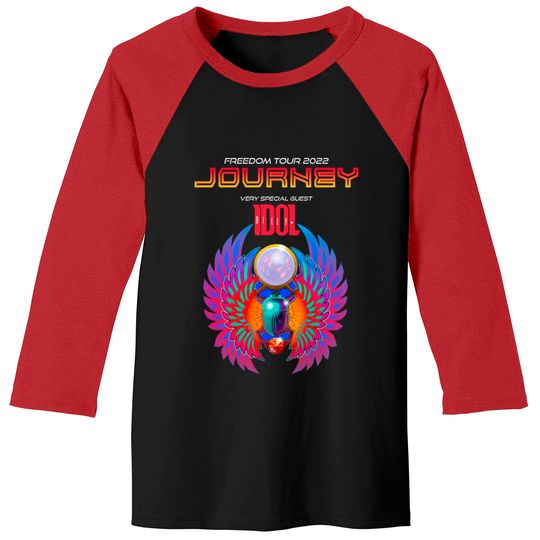 Discover Journey Freedom Tour 2022 Baseball Tees