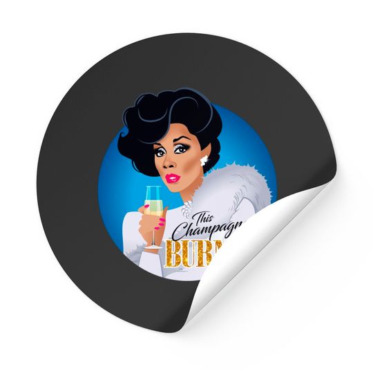 Discover This champagne is burned - Dynasty - Stickers