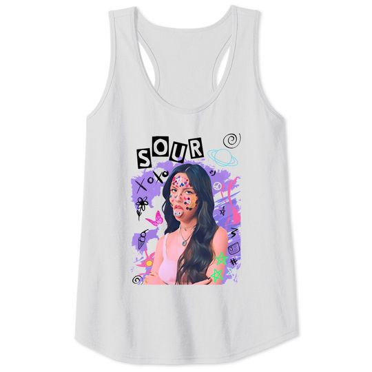 Discover Olivia Rodrigo, Olivia Rodrigo sour album, good 4 u, deja vu, drivers lisense  Classic Tank Tops
