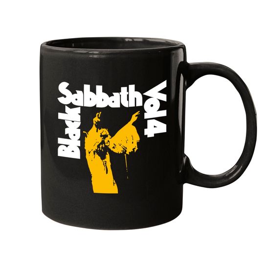 Discover Black Sabbath Vol. 4 Vintage Coal Mugs