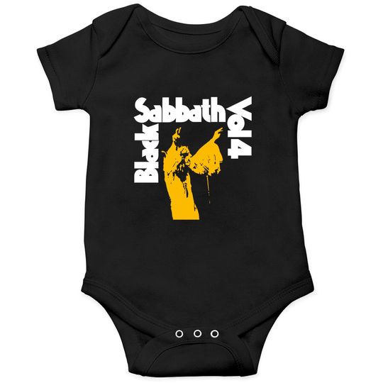 Discover Black Sabbath Vol. 4 Vintage Coal Onesie