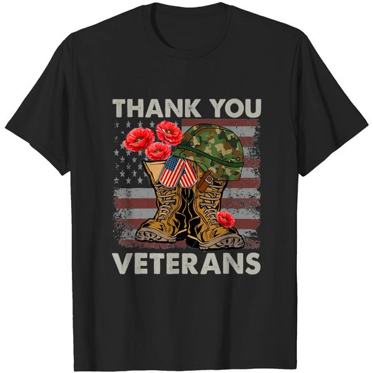 Discover Thank You Veterans T-Shirt
