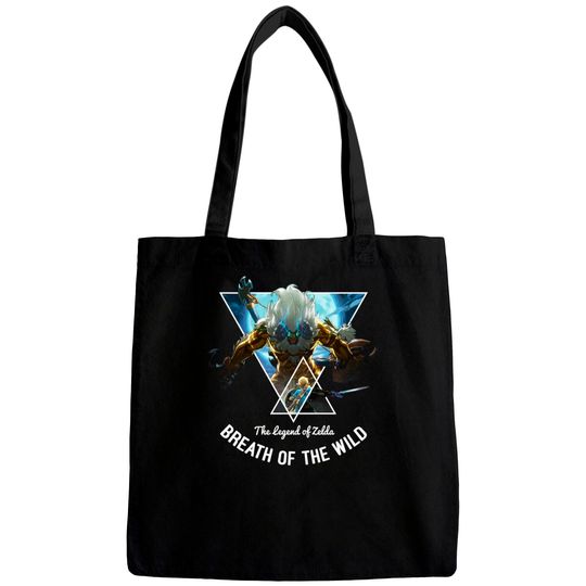 Discover The Legend Of Zelda: Breath Of The Wild Triangle Portrait Pullover Bags