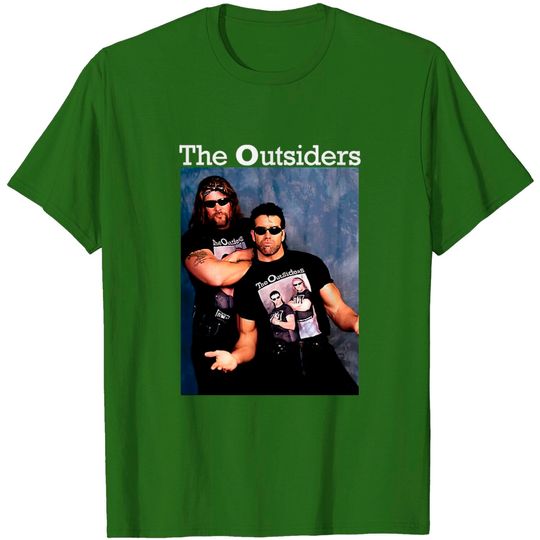 Discover The Outsiders Wrestling Stable Tag Team Kevin Nash Scott Hall T Shirt