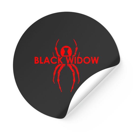 Discover Black Widow Spider Gift Sticker