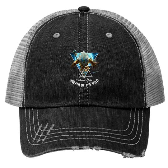 Discover The Legend Of Zelda: Breath Of The Wild Triangle Portrait Pullover Trucker Hats