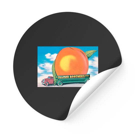 Discover Eat A Peach Zoom The,allman-1972 Brothers Band - Classic Classic Sticker