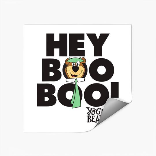 Discover Yogi Bear Hey Boo Boo Sticker