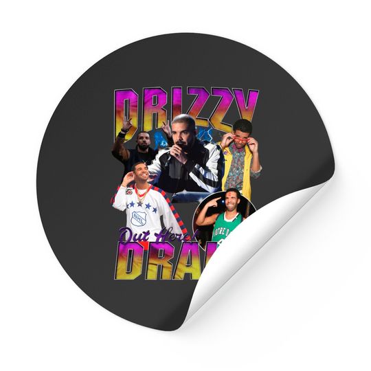 Discover Drizzy Drake Vintage Graphic Sticker