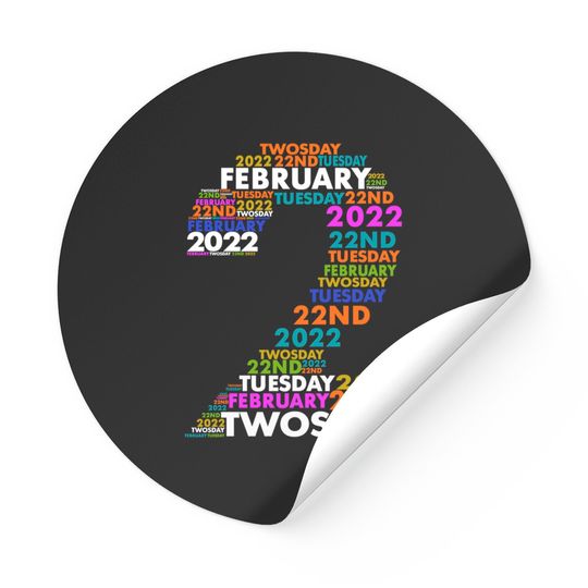 Discover Twosday Tuesday - February 2nd 2022 - Commemorative Twosday Sticker