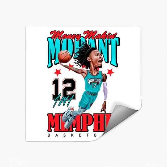 Discover Ja Morant Grizzlies Basketball Sticker