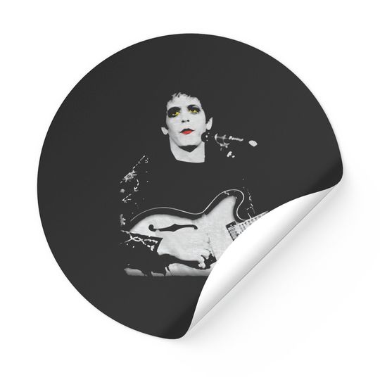 Discover Lou Reed Unisex Sticker: Bleached Photo