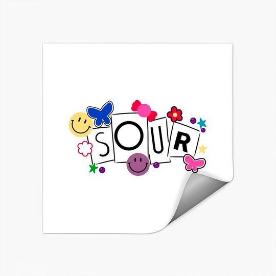 Discover Vintage Sour Olivia Rodrigo Sticker