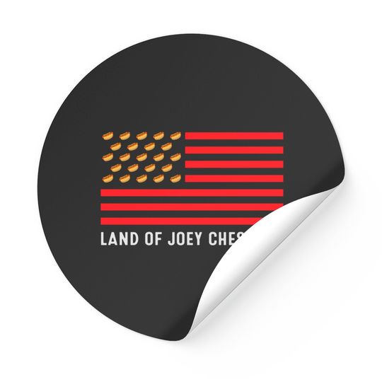 Discover Land Of Joey Chestnut Hot Dogs American Flag - Land Of Joey Chestnut - Stickers
