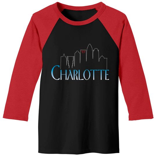 Discover Charlotte Sitcom - Charlotte Nc - Baseball Tees