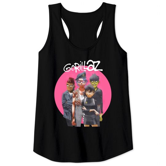 Discover Hot Topic Gorillaz Humanz Group Tank Tops