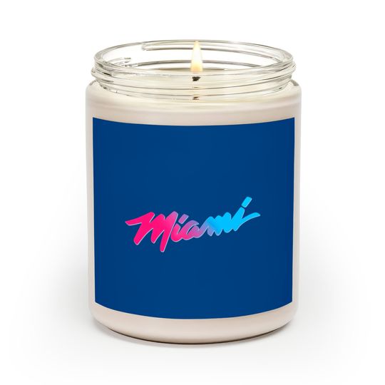 Discover Men's Scented Candles Miami Script