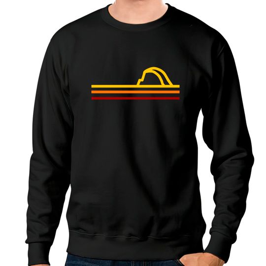 Discover Half Dome - Simple - Yosemite National Park - Sweatshirts