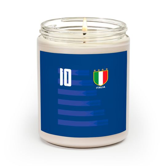 Discover Italia Jersey Italiano Calcio Soccer Scented Candles