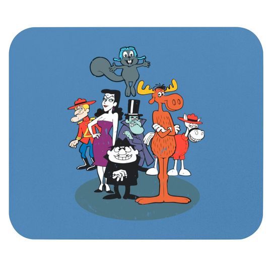 Discover Rocky & Bullwinkle and Friends - Rocky Bullwinkle - Mouse Pads