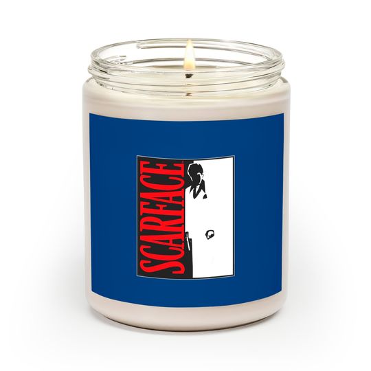 Discover Scarface Black And White Movie Poster Graphic Scented Candles
