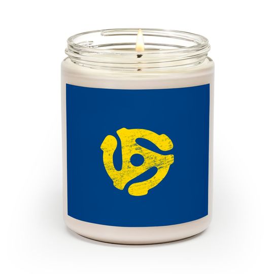 Discover Vinyl Record 45 Rpm Spindle Adapter Scented Candles