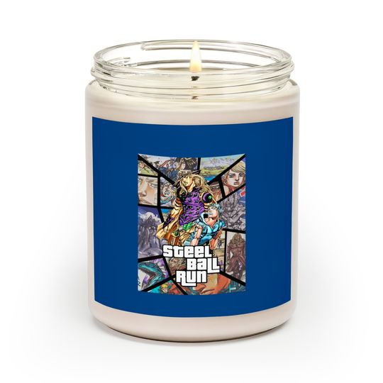 Discover Steel Ball Run Anime Jojo Bizarre Adventure Scented Candles