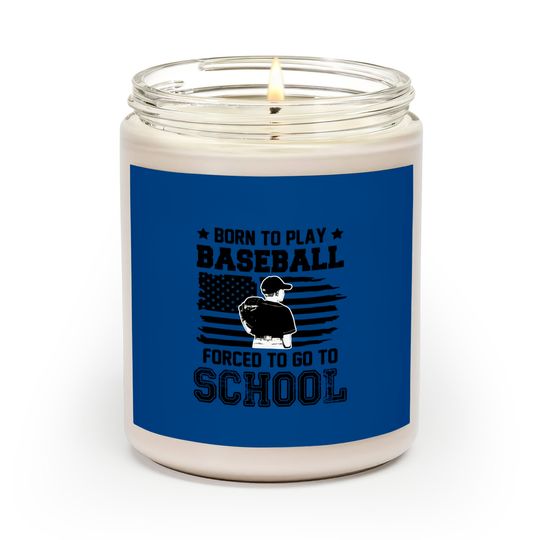 Discover Born To Play Baseball Scented Candle