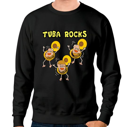 Discover Tuba Rocks Light Sweatshirts
