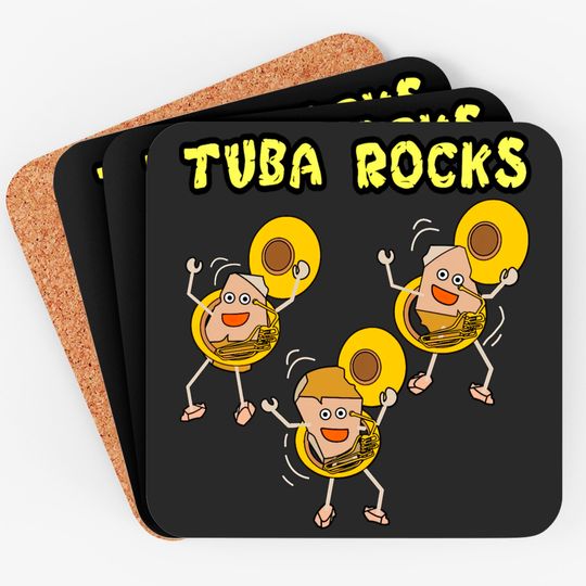 Discover Tuba Rocks Light Coasters