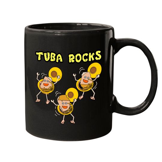 Discover Tuba Rocks Light Mugs