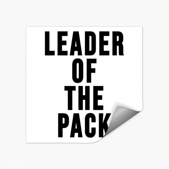 Discover Leader of the Pack Sticker Alpha Dog Sticker Funny Stickers