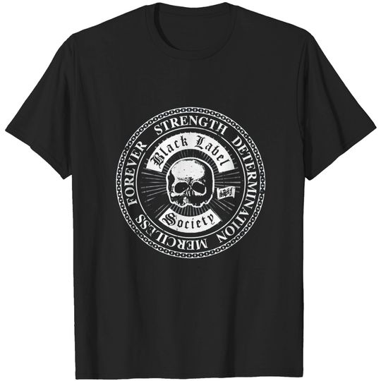 Discover Black Label Society Zakk Wylde Strength Rock Tee T-Shirt