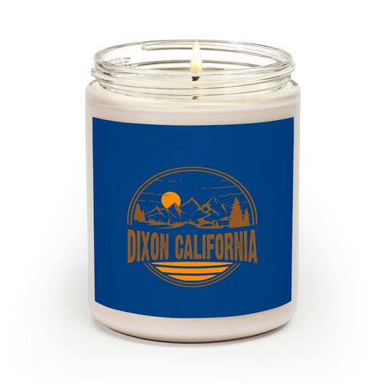 Discover Dixon Scented Candles California Mountain Hiking Souvenir Print
