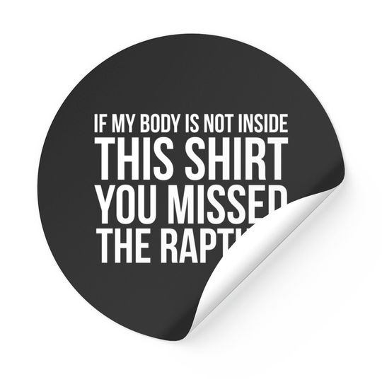 Discover Rapture Christian Jesus is Coming Back Stickers
