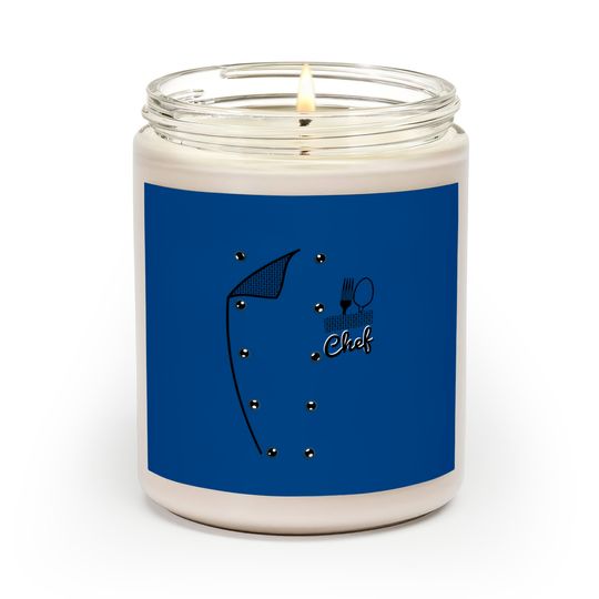 Discover Funny Chef Costume Jacket Scented Candles