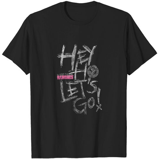Discover The Ramones Hey Ho Lets Go Punk Rock Tee T-Shirt