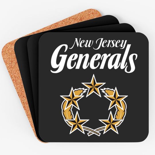 Discover New Jersey Generals - New Jersey Generals - Coasters