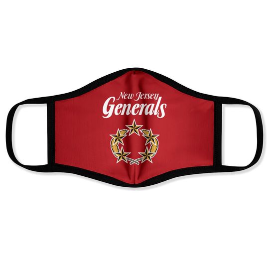Discover New Jersey Generals - New Jersey Generals - Face Masks