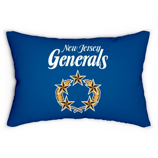 Discover New Jersey Generals - New Jersey Generals - Lumbar Pillows