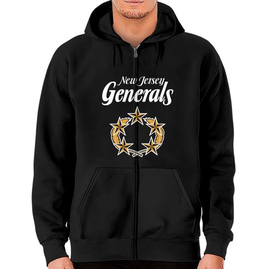 Discover New Jersey Generals - New Jersey Generals - Zip Hoodies