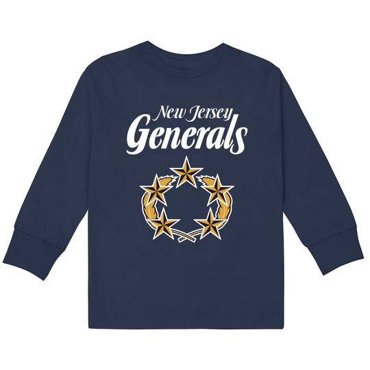 Discover New Jersey Generals - New Jersey Generals -  Kids Long Sleeve T-Shirts