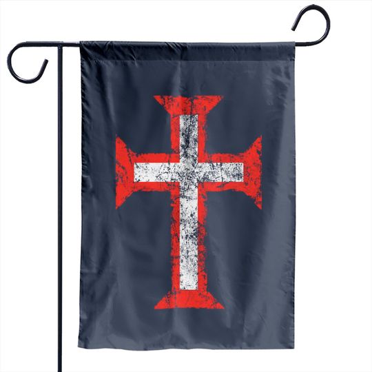 Discover Order of Christ Cross-Templar-Portugal-Distressed - Templar - Garden Flags