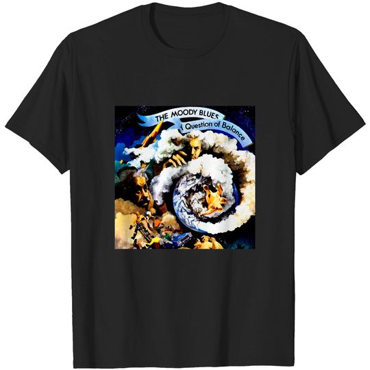 Discover The Moody Blues A Question of Balance Record Album T-Shirt