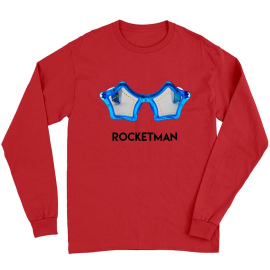 Discover Elton John Concert Long Sleeves. Rocketman with Blue sunglasses
