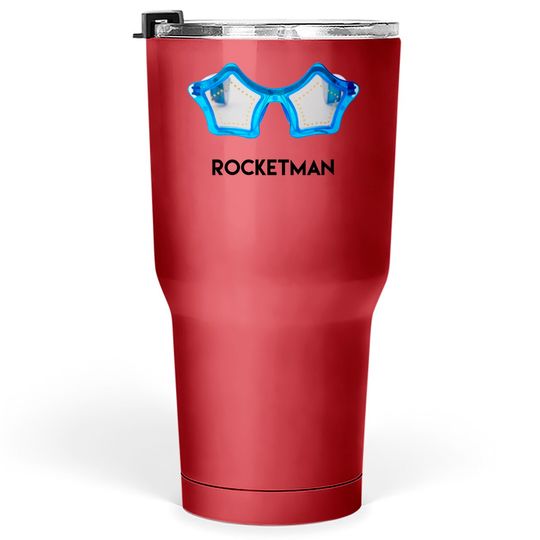 Discover Elton John Concert Tumblers 30 oz. Rocketman with Blue sunglasses