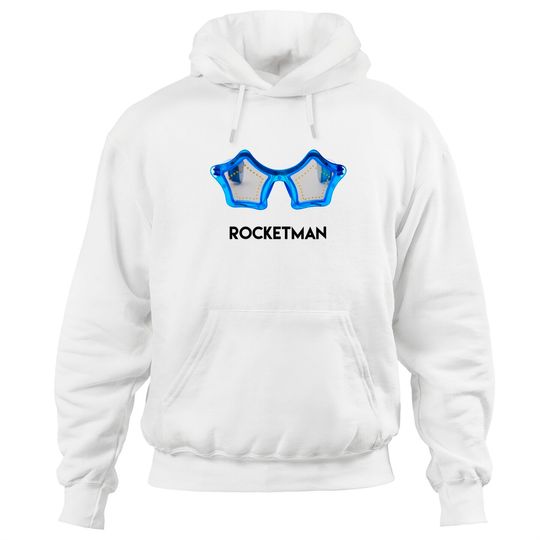 Discover Elton John Concert Hoodies. Rocketman with Blue sunglasses