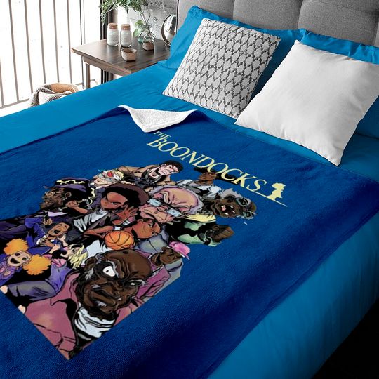 Discover Vintage The Boondocks Cartoon TV Series Baby Blankets, It Ain't Luck It's About Heart Baby Blanket
